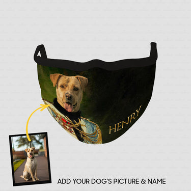Personalized Dog Gift Idea - Royal Dog's Portrait 54 For Dog Lovers - Cloth Mask
